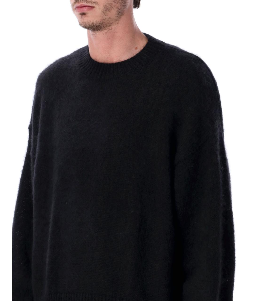 STUDIO NICHOLSON Черный полиамидовый джемпер / свитер, фото 3