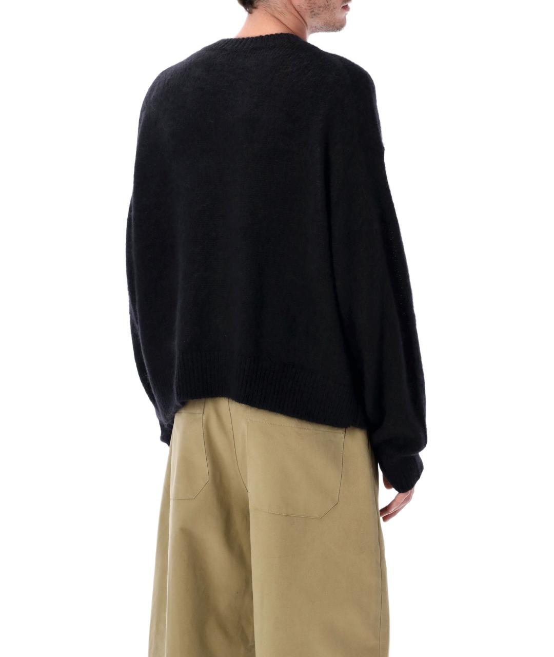STUDIO NICHOLSON Черный полиамидовый джемпер / свитер, фото 2