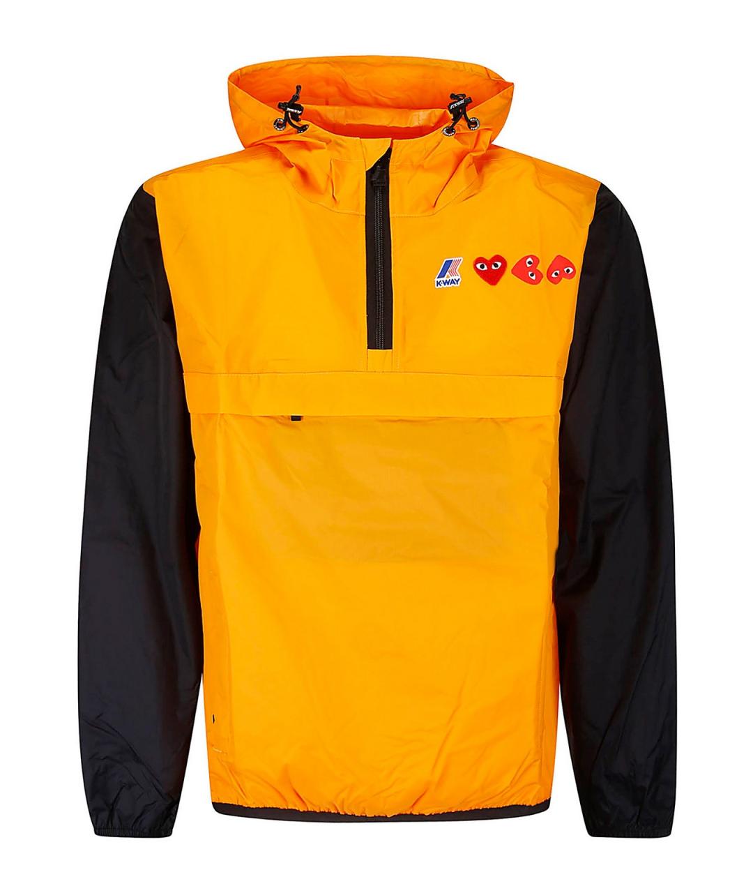 COMME DES GARÇONS PLAY Оранжевая полиамидовая куртка, фото 1