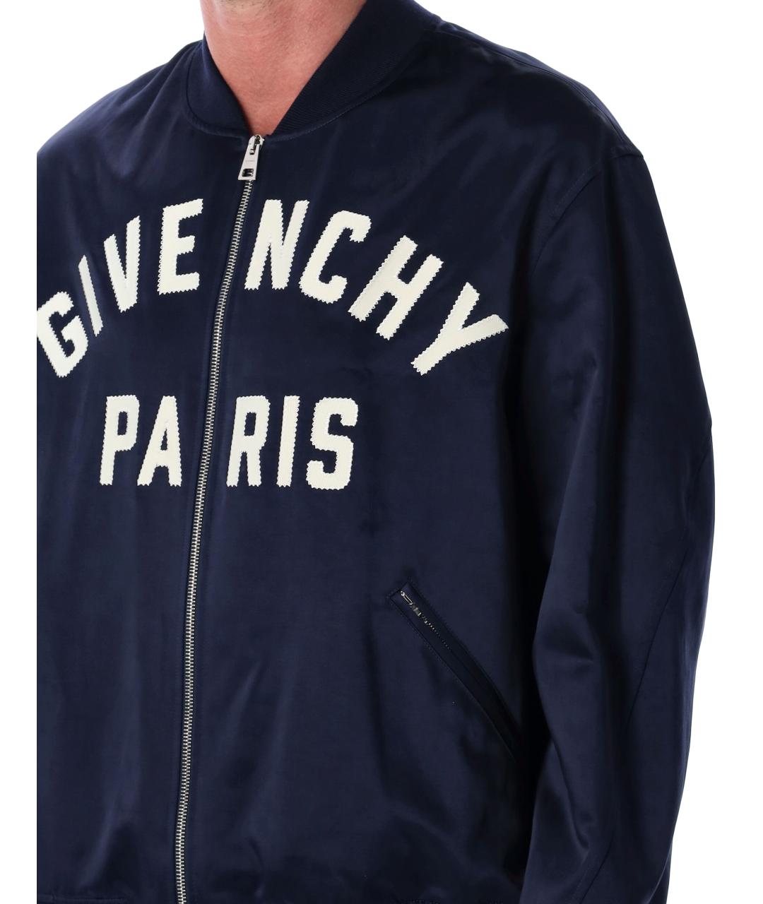 GIVENCHY Синяя хлопковая куртка, фото 4