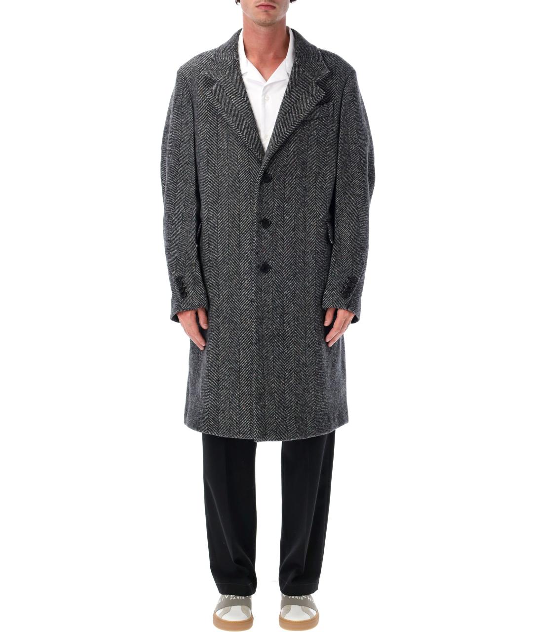 GIVENCHY Серое шерстяное пальто, фото 2