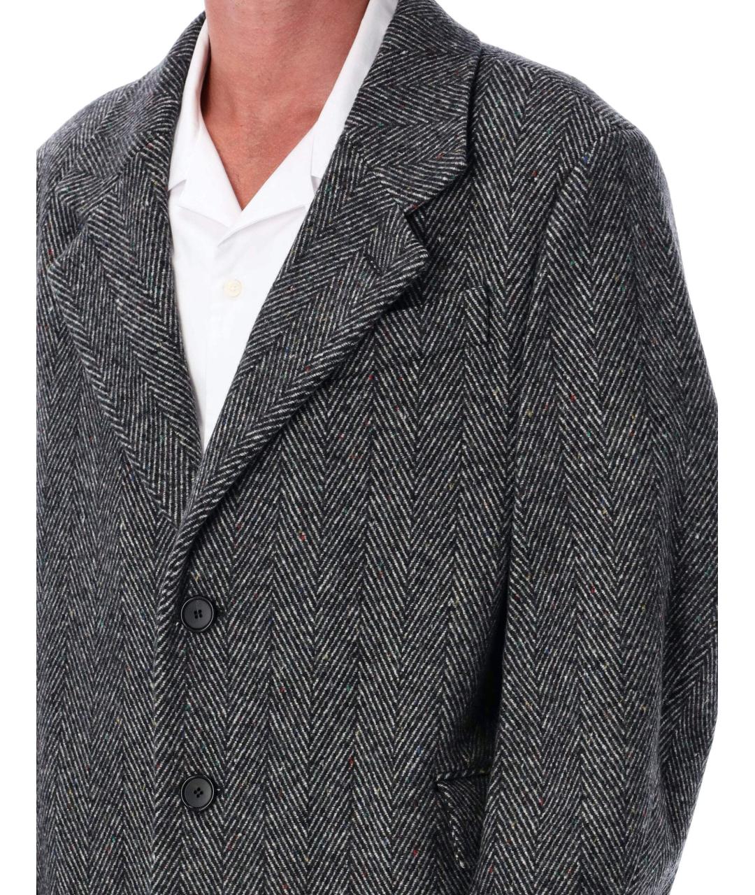 GIVENCHY Серое шерстяное пальто, фото 4