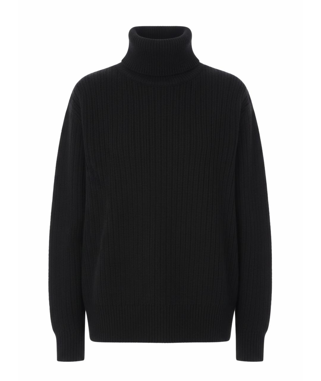 RICK OWENS Черный шерстяной джемпер / свитер, фото 1