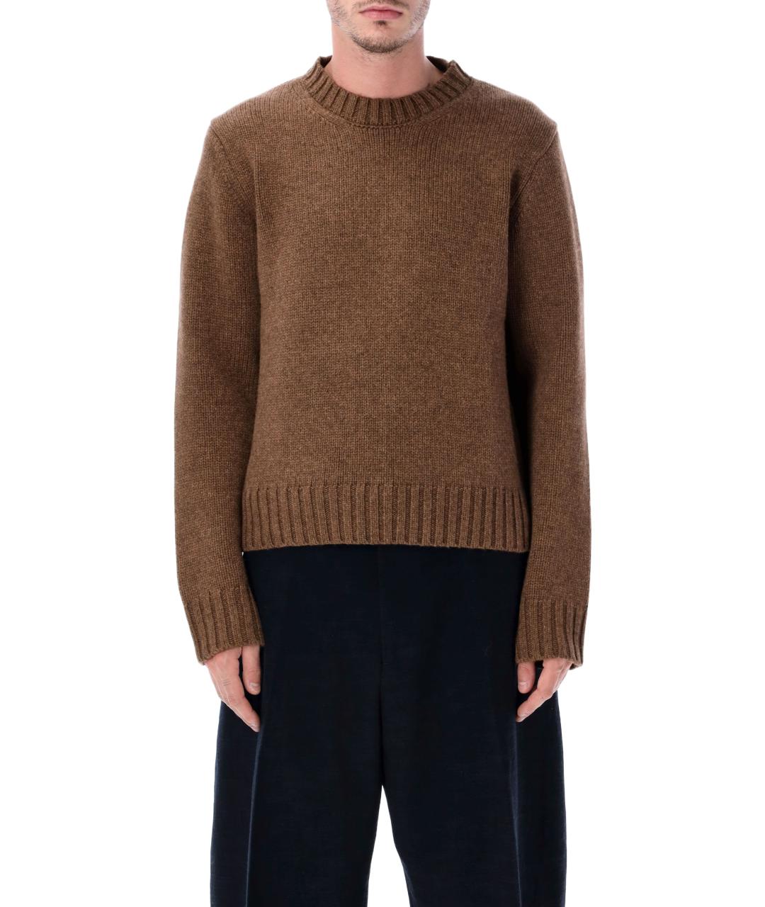 STUDIO NICHOLSON Коричневый джемпер / свитер, фото 4