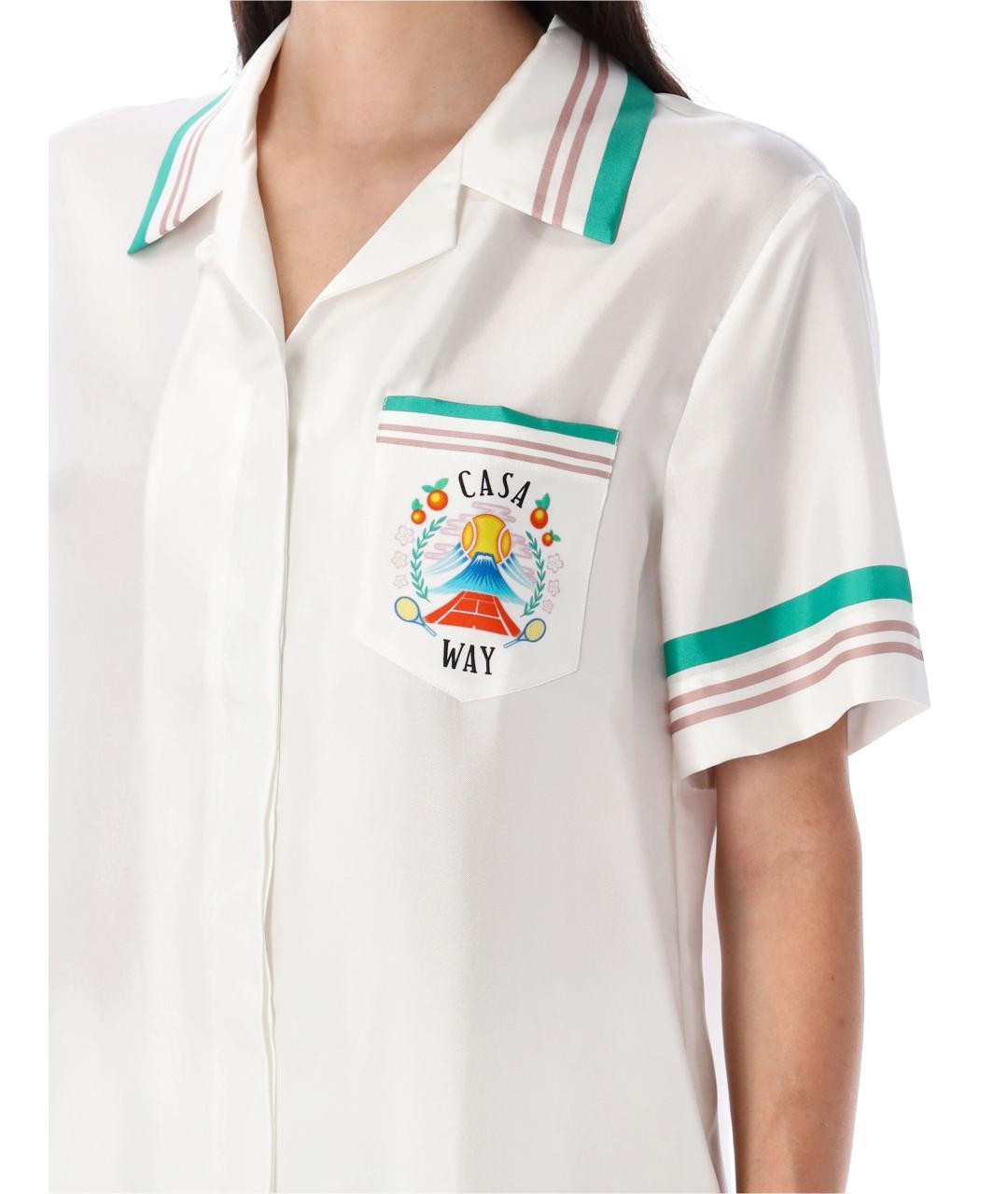 CASABLANCA Мульти шелковая рубашка, фото 3