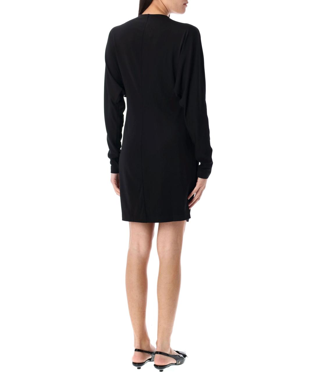 ANINE BING Черное вискозное платье, фото 3