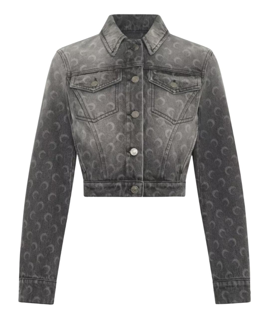 MARINE SERRE Серая хлопковая куртка, фото 1