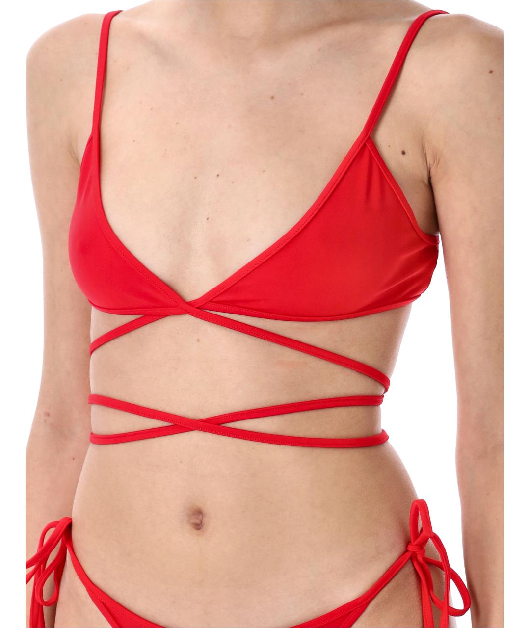 THE ATTICO Красный полиамидовый купальник, фото 3