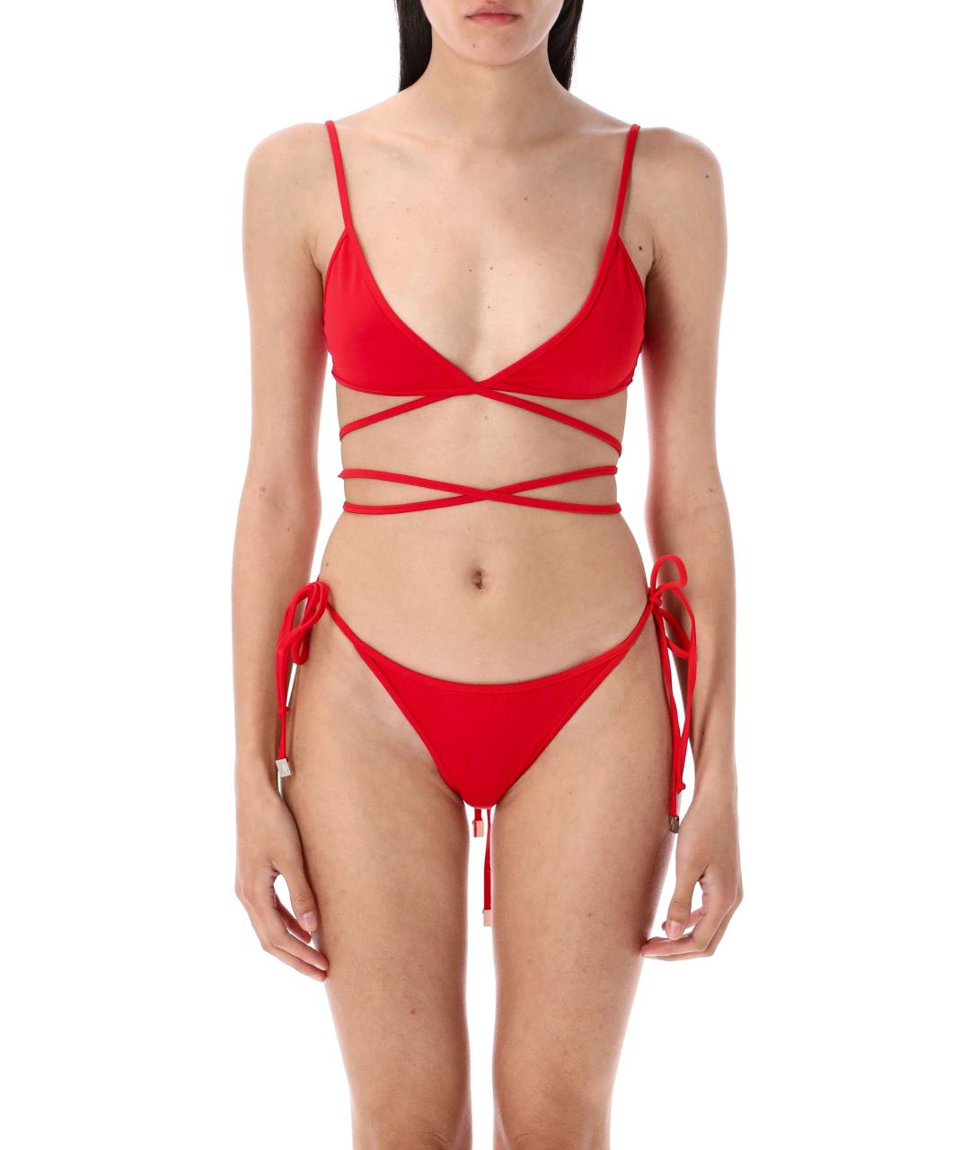 THE ATTICO Красный полиамидовый купальник, фото 4