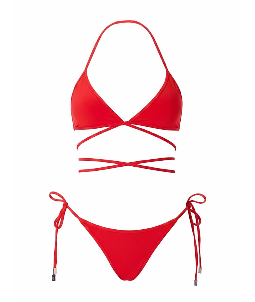 THE ATTICO Красный полиамидовый купальник, фото 1