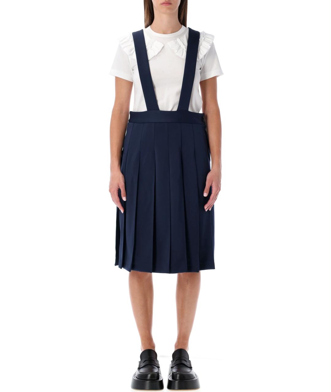 COMME DES GARÇONS Синее полиэстеровое платье, фото 1