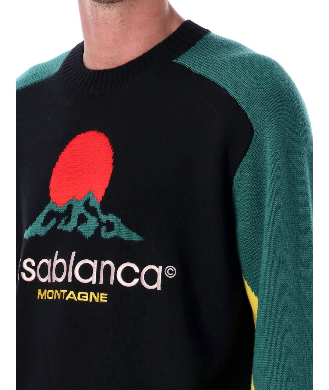 CASABLANCA Мульти шерстяной джемпер / свитер, фото 4