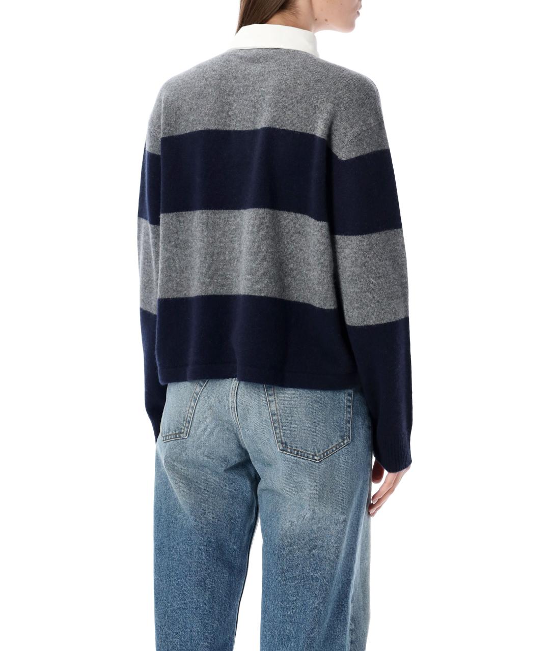 SPORTY AND RICH Мульти кашемировый джемпер / свитер, фото 3