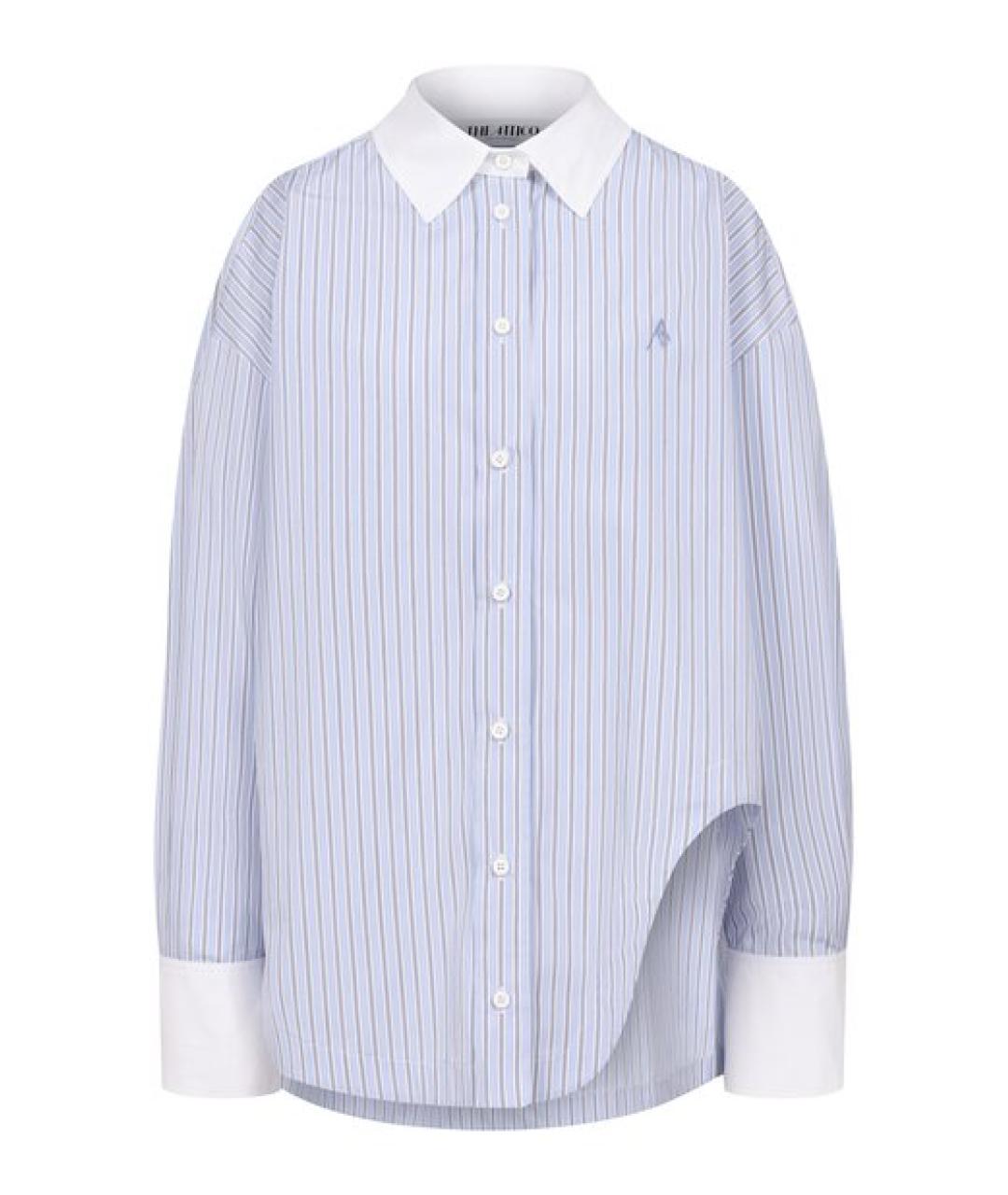 THE ATTICO Голубая хлопковая рубашка, фото 1