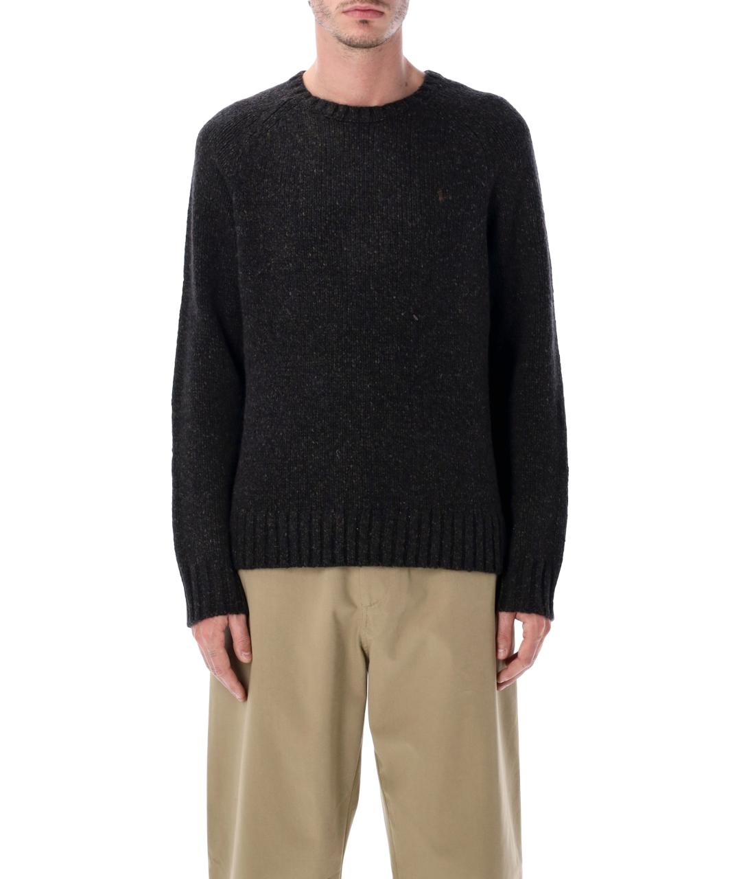 POLO RALPH LAUREN Коричневый шерстяной джемпер / свитер, фото 4