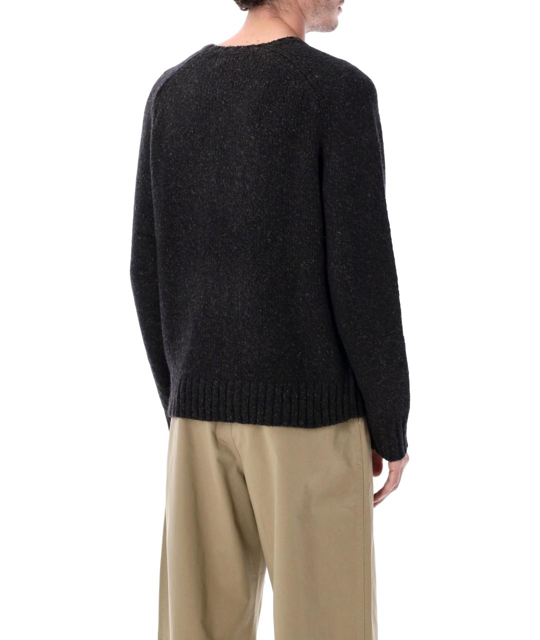 POLO RALPH LAUREN Коричневый шерстяной джемпер / свитер, фото 2