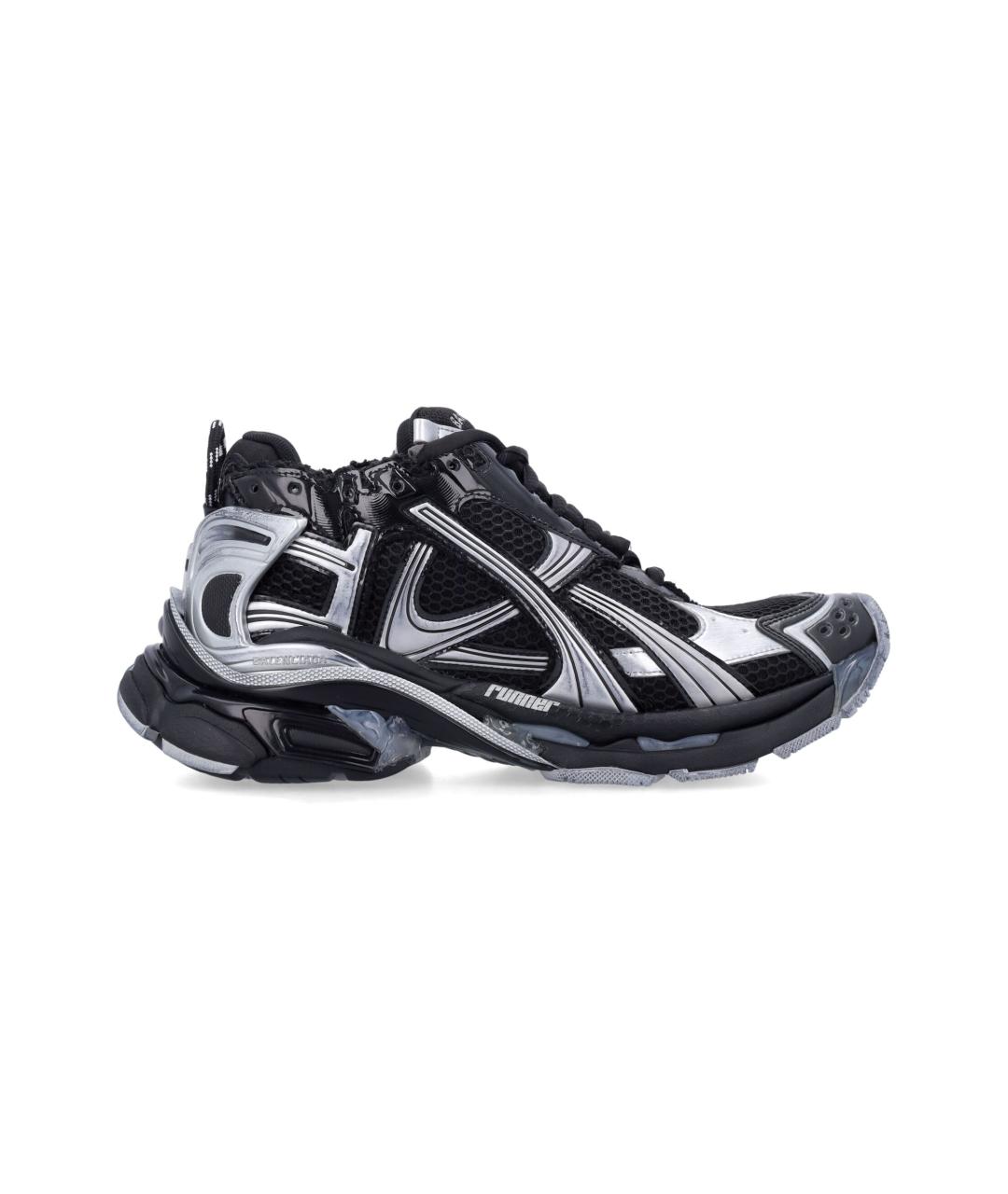 BALENCIAGA Черные низкие кроссовки / кеды, фото 1