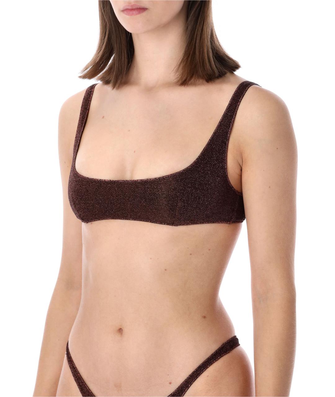 OSEREE Коричневый полиамидовый купальник, фото 2