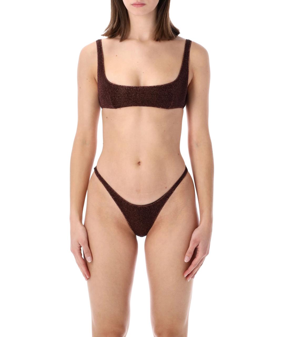 OSEREE Коричневый полиамидовый купальник, фото 1