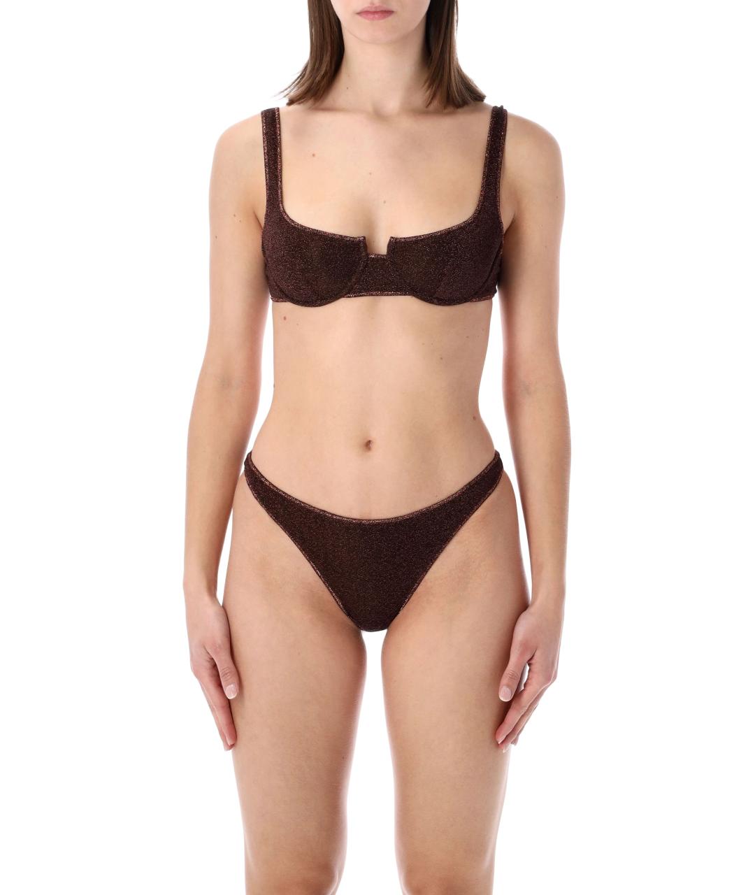 OSEREE Коричневый полиамидовый купальник, фото 1