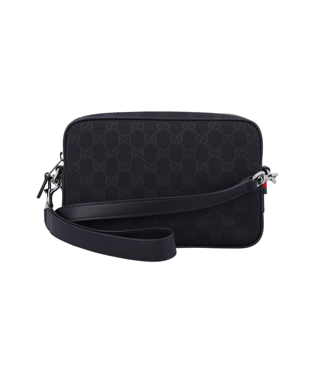 GUCCI Черная синтетическая сумка на плечо, фото 1