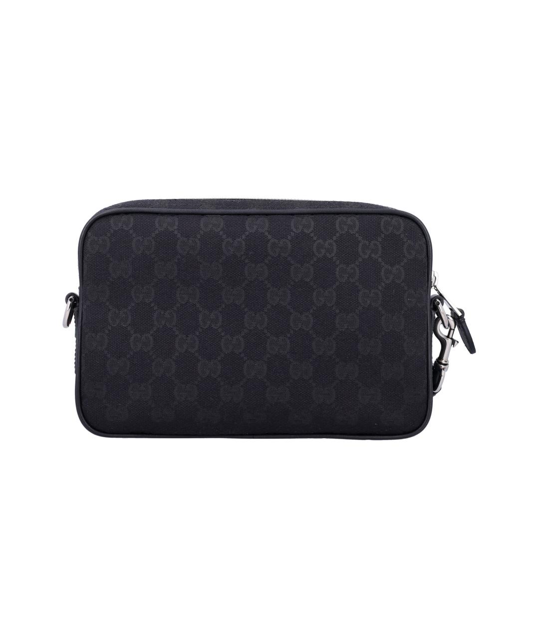 GUCCI Черная синтетическая сумка на плечо, фото 4