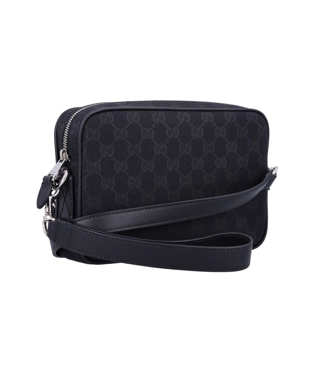 GUCCI Черная синтетическая сумка на плечо, фото 2