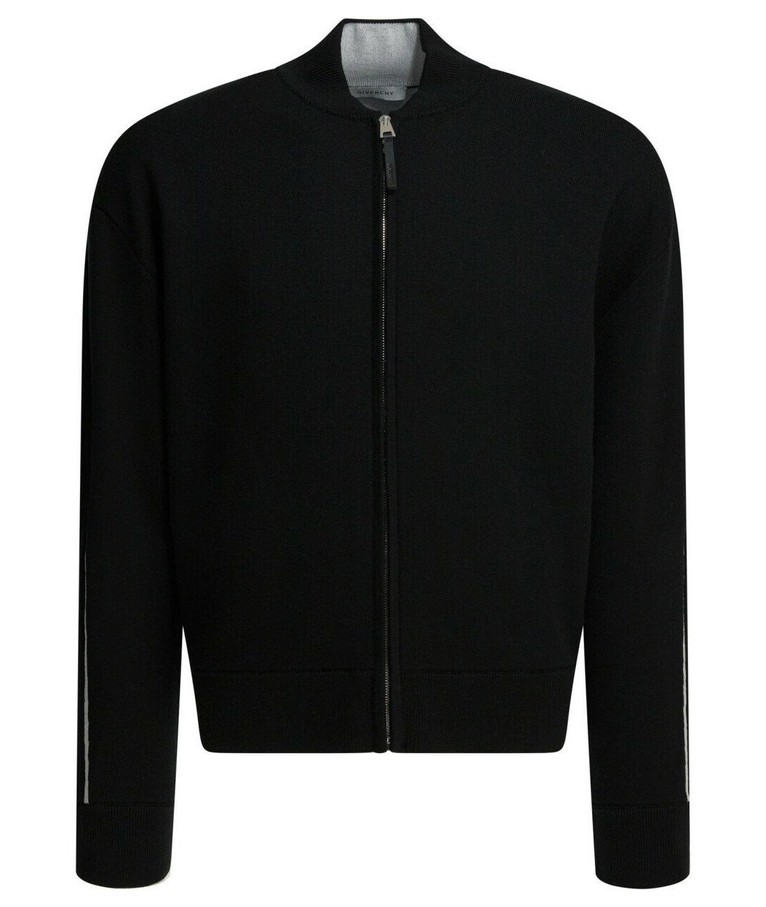 GIVENCHY Черный шерстяной кардиган, фото 1