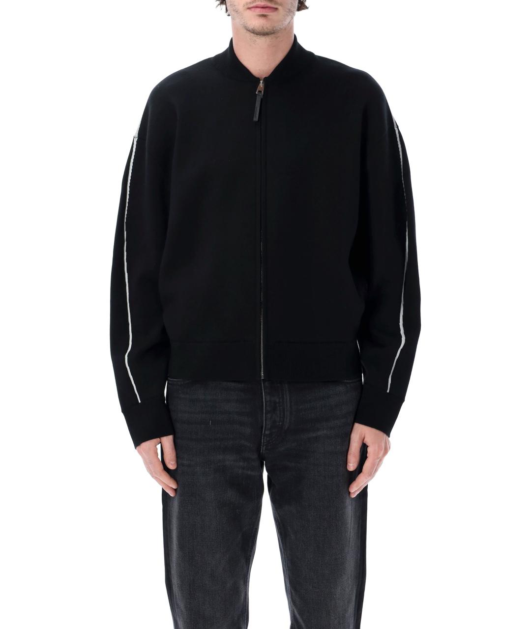 GIVENCHY Черный шерстяной кардиган, фото 2