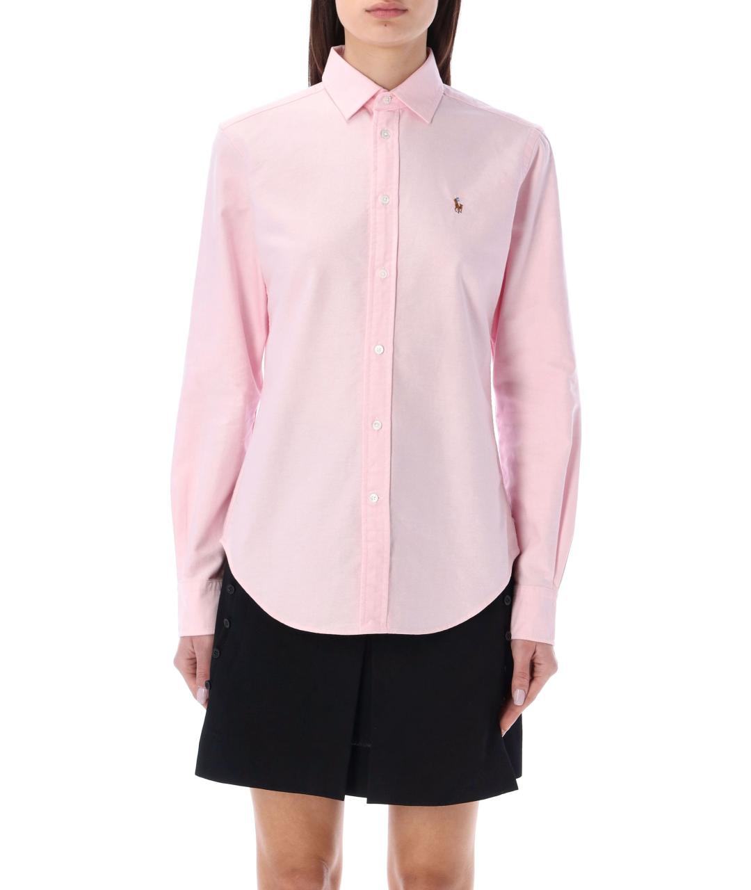 POLO RALPH LAUREN Розовая хлопковая рубашка, фото 2