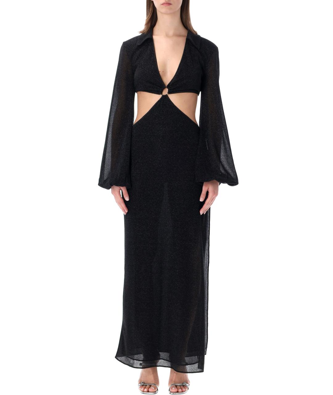 OSEREE Черное полиамидовое платье, фото 2