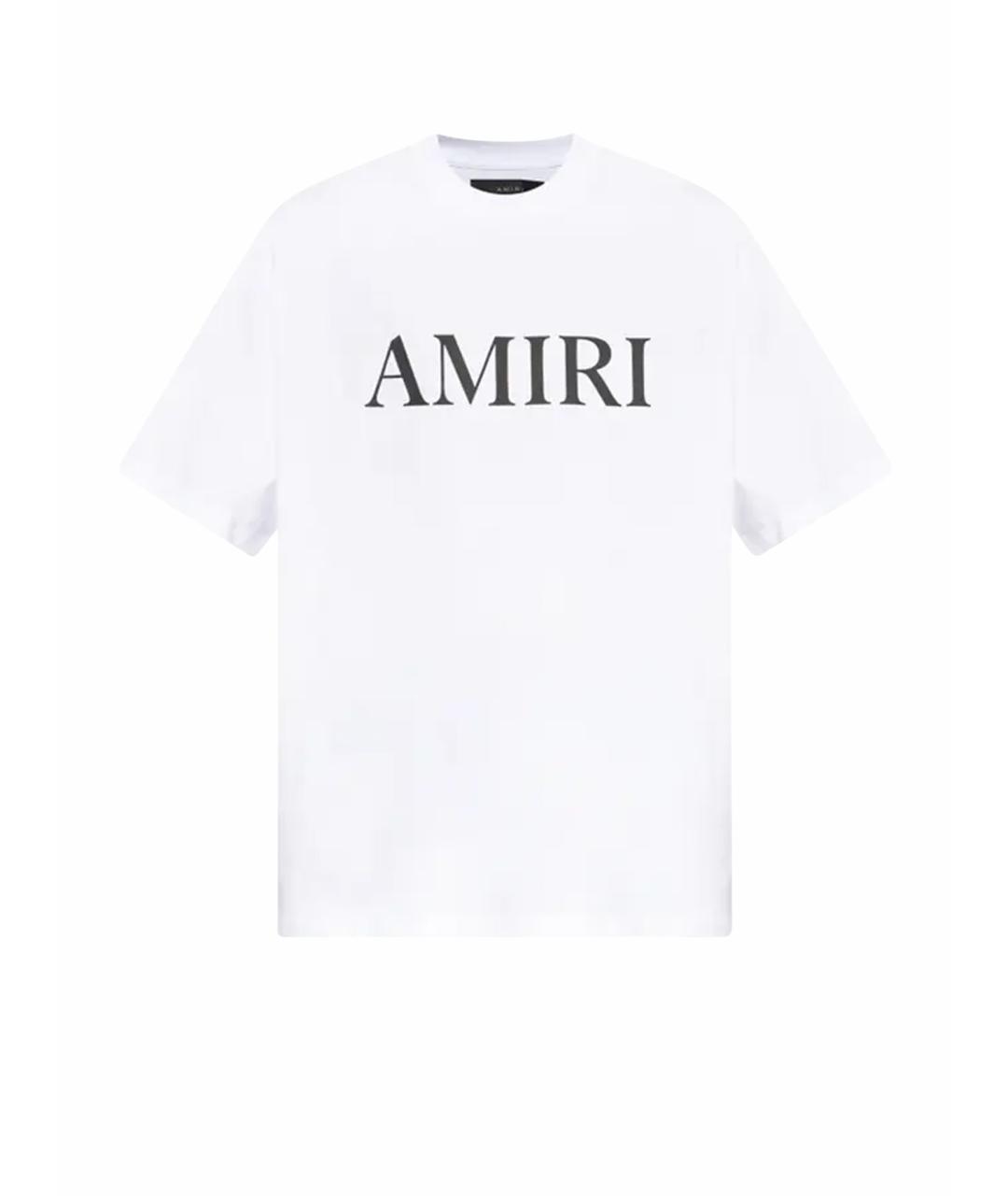 AMIRI Белая хлопковая футболка, фото 1