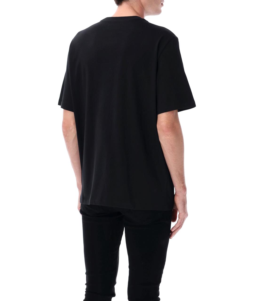 AMIRI Черная хлопковая футболка, фото 3