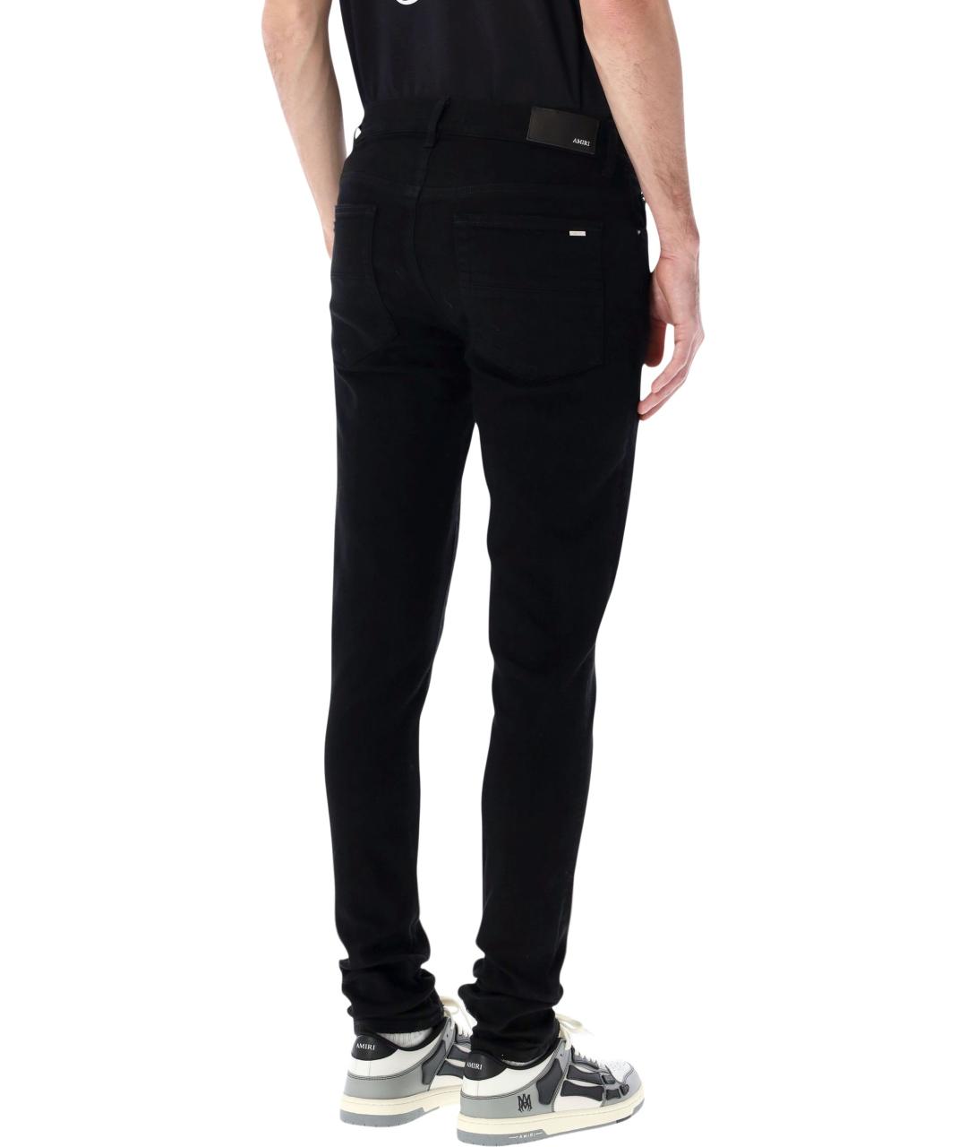 AMIRI Черные хлопковые джинсы скинни, фото 3