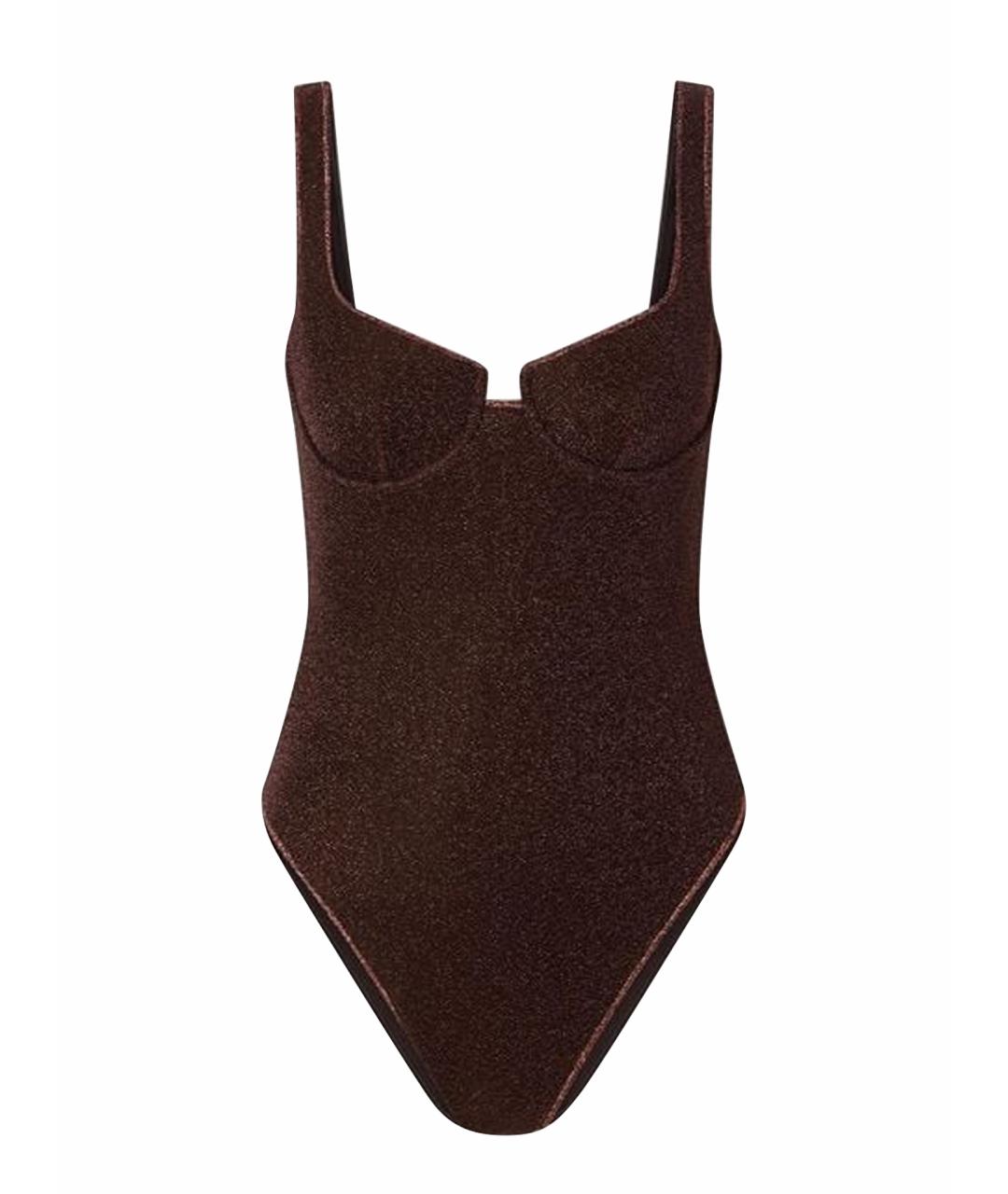 OSEREE Коричневый полиамидовый купальник, фото 1