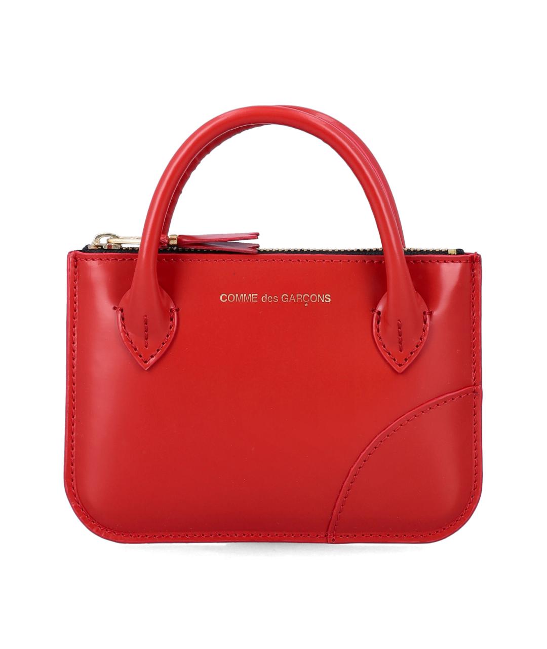 COMME DES GARÇONS WALLET Красный кожаный кошелек, фото 1