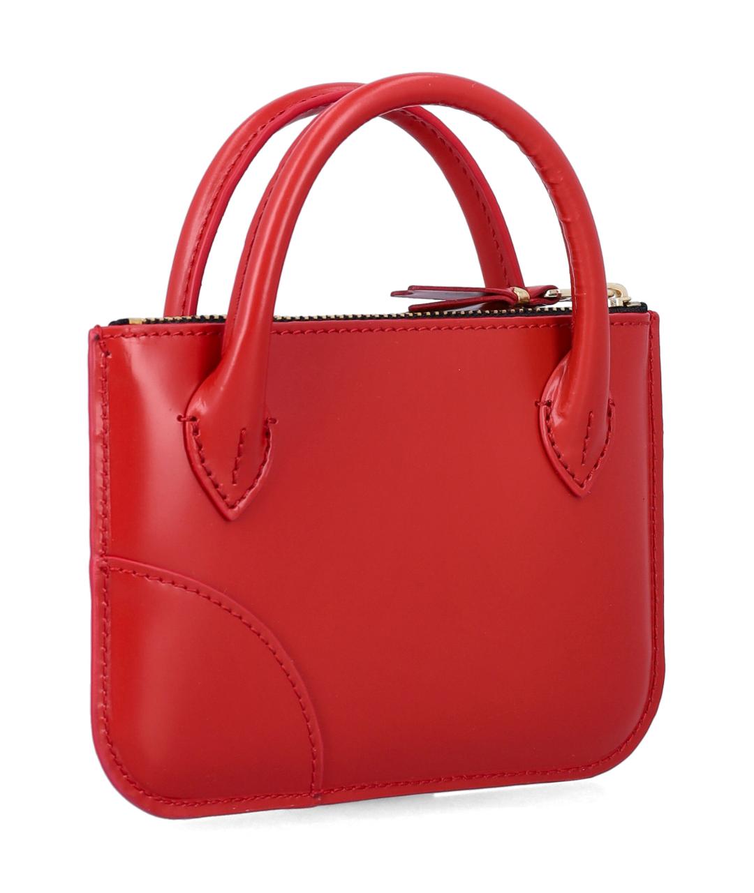 COMME DES GARÇONS WALLET Красный кожаный кошелек, фото 2