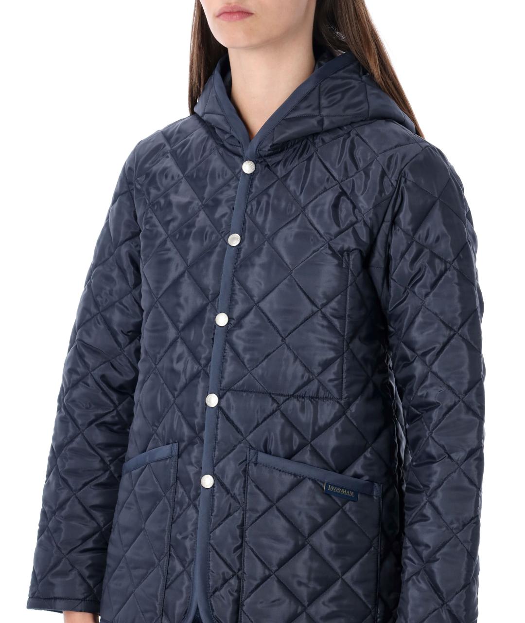 COMME DES GARÇONS Синяя полиэстеровая куртка, фото 3