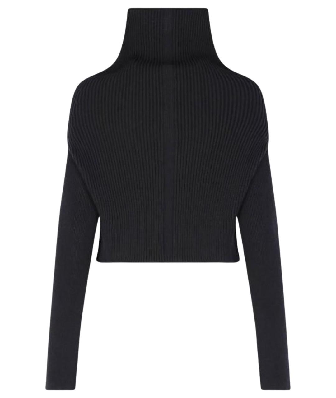 RICK OWENS Черный шерстяной джемпер / свитер, фото 1