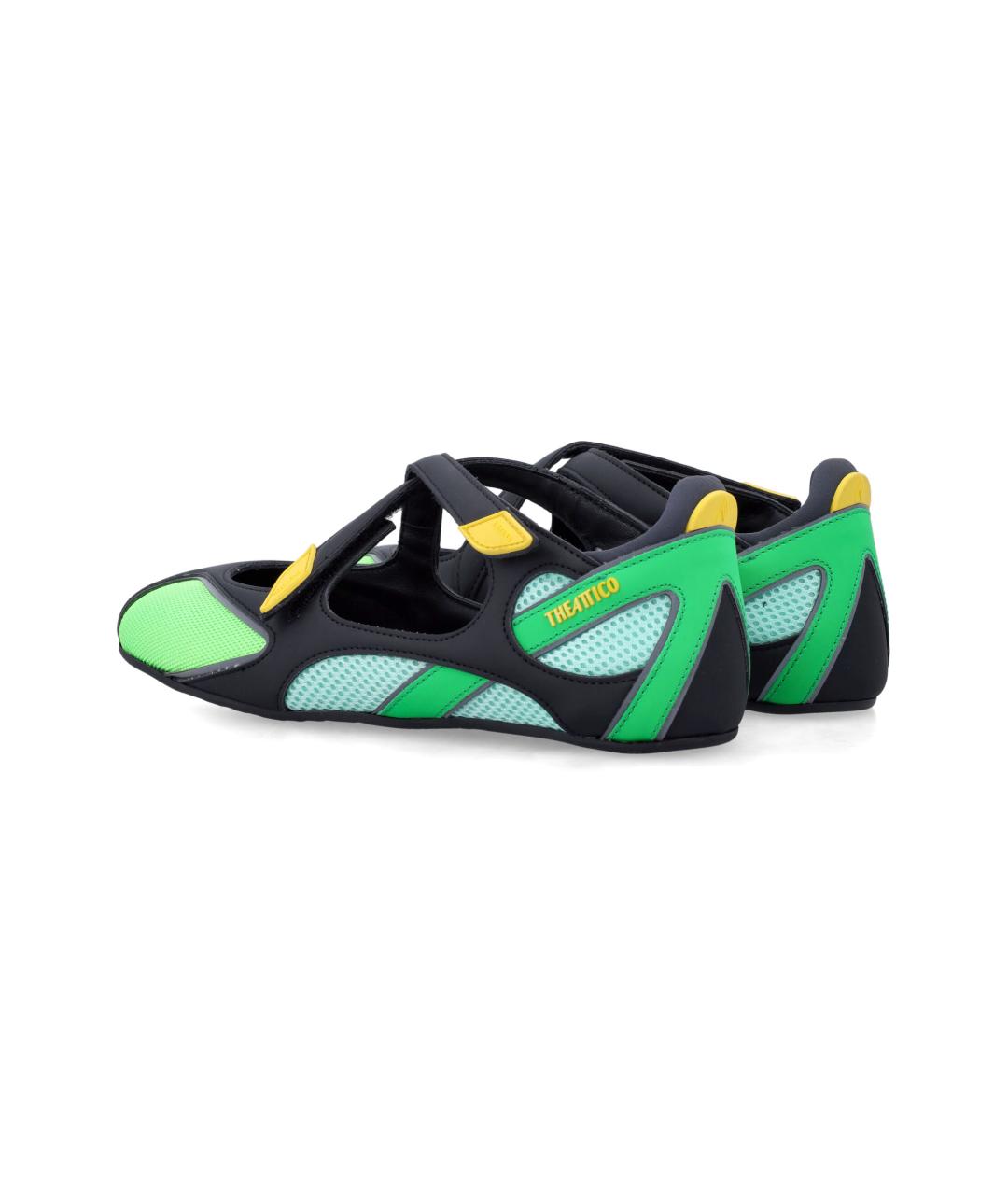 THE ATTICO Зеленые балетки, фото 3