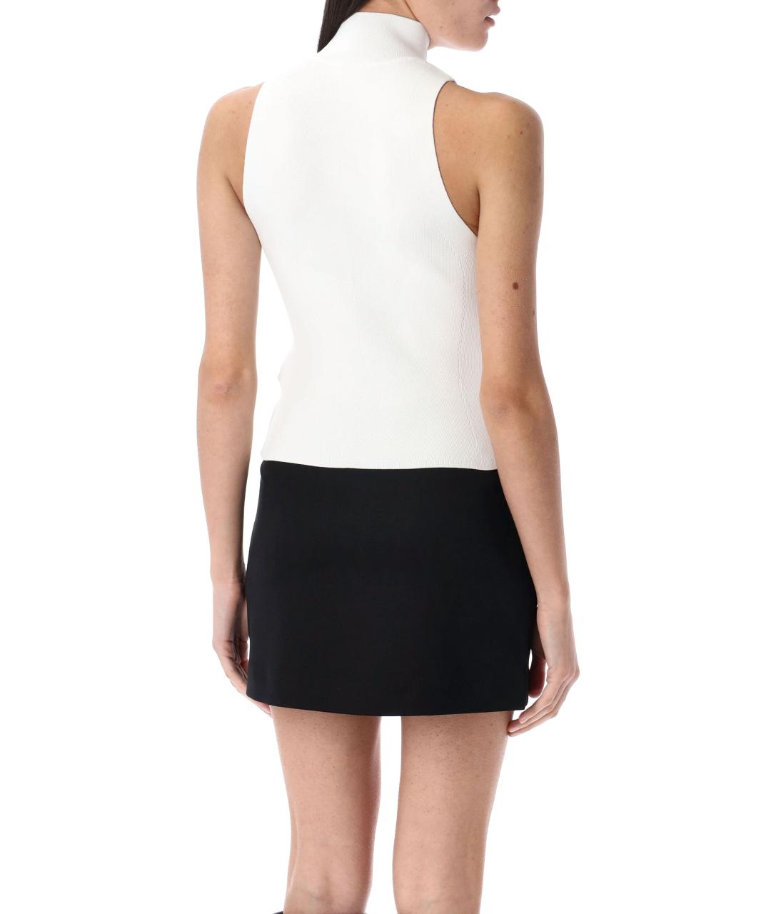 DIESEL Белая вискозная майка, фото 3