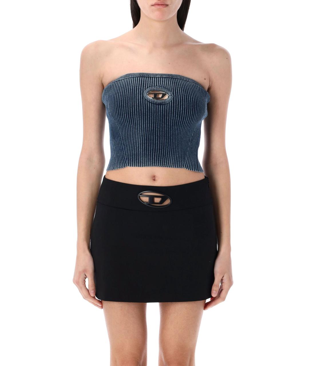 DIESEL Синяя хлопковая майка, фото 2