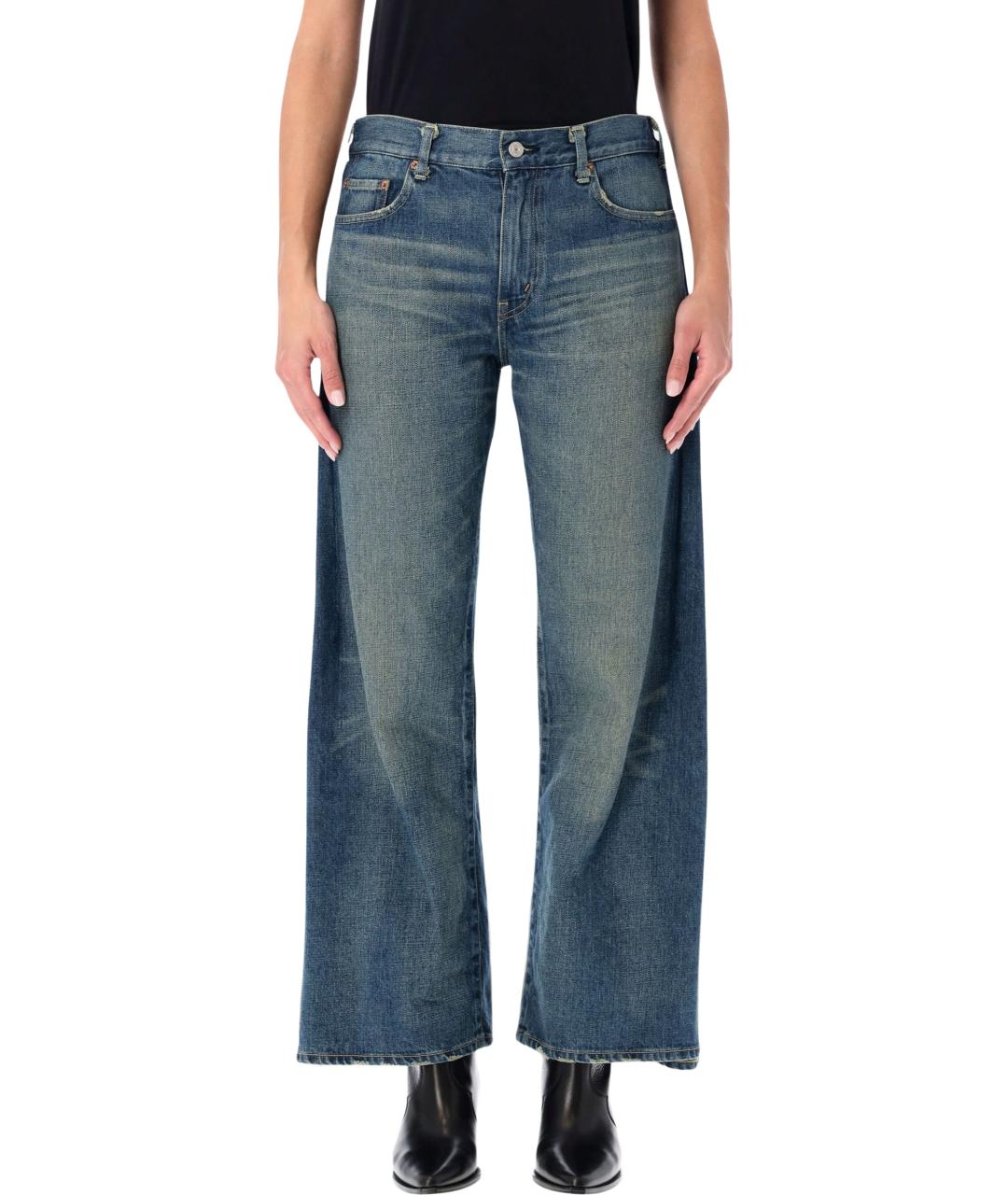 JUNYA WATANABE Синие хлопковые прямые джинсы, фото 4