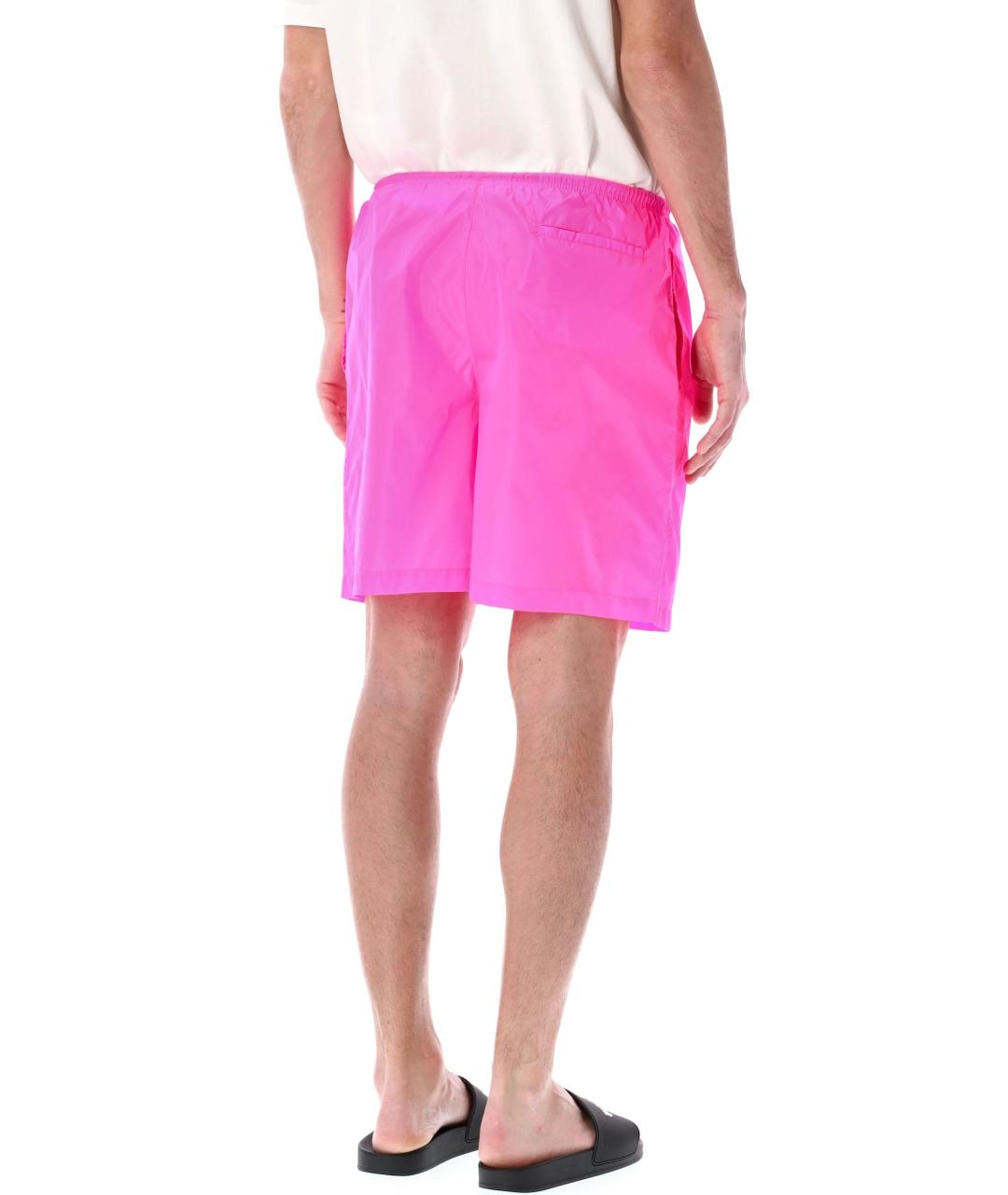 PALM ANGELS Розовые полиамидовые шорты, фото 3