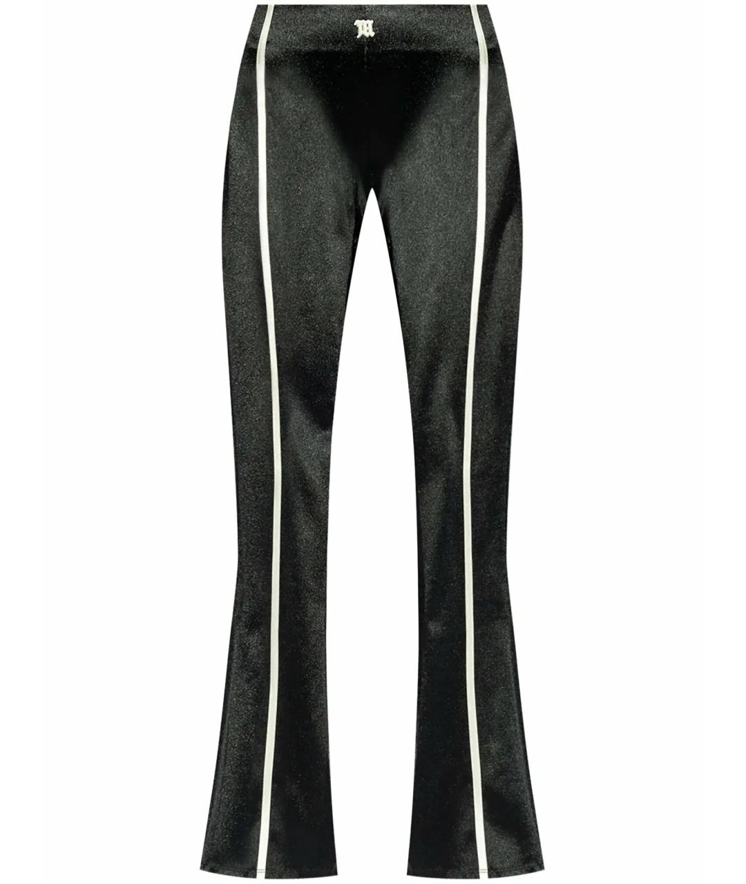 MISBHV Черные полиамидовые прямые брюки, фото 1