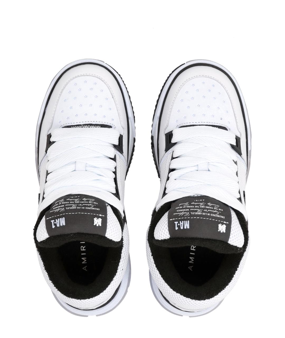 AMIRI Белые кожаные кроссовки, фото 2