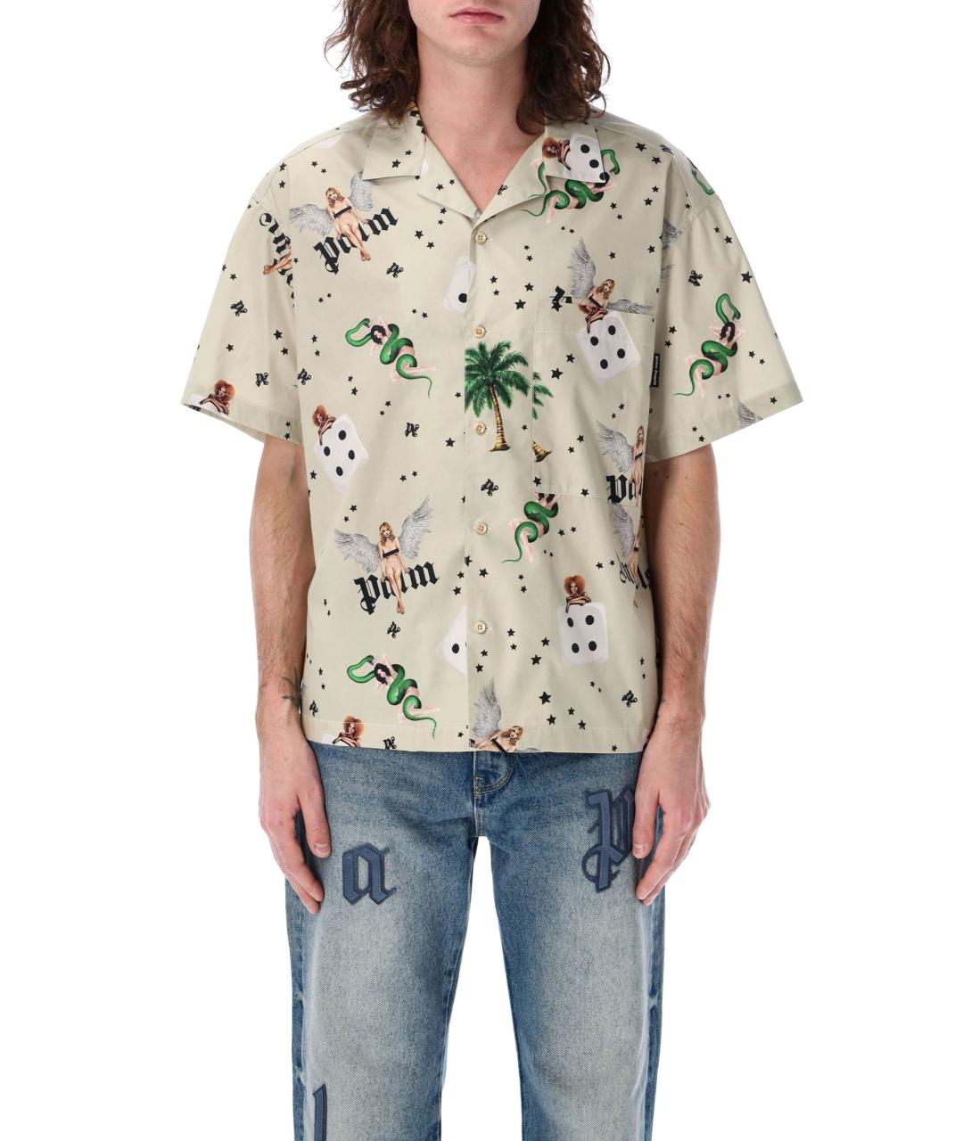 PALM ANGELS Мульти кэжуал рубашка, фото 2