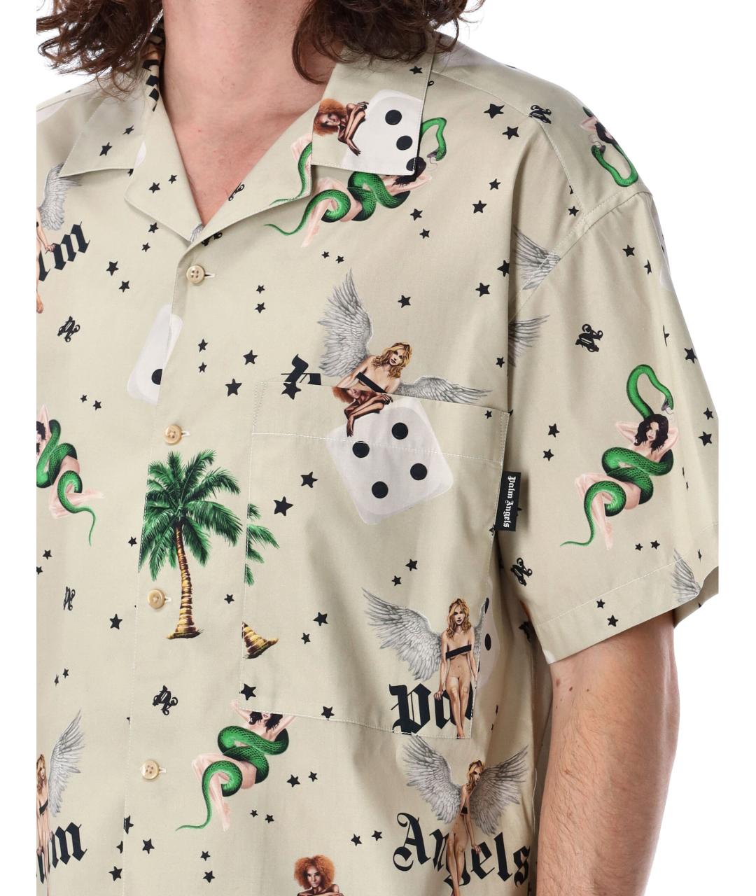 PALM ANGELS Мульти кэжуал рубашка, фото 4