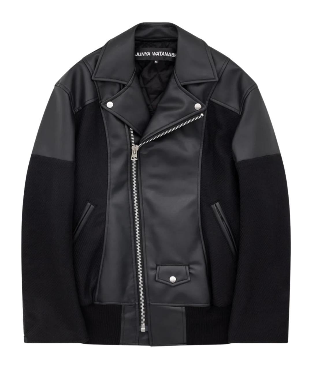 JUNYA WATANABE Черная полиуретановая куртка, фото 1