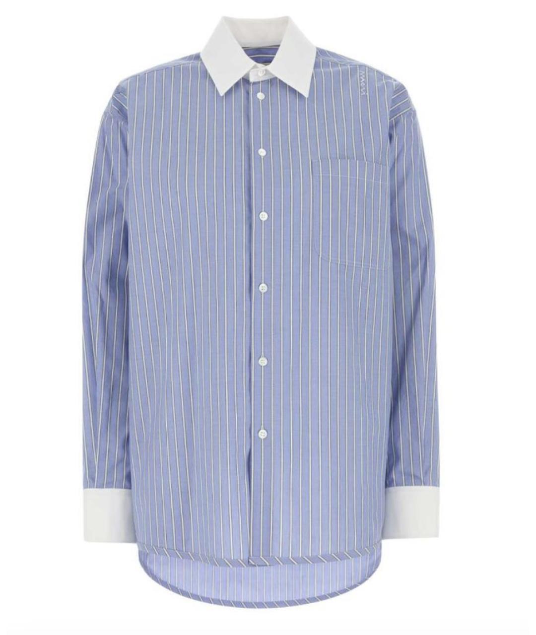 MARNI Голубая хлопковая рубашка, фото 1